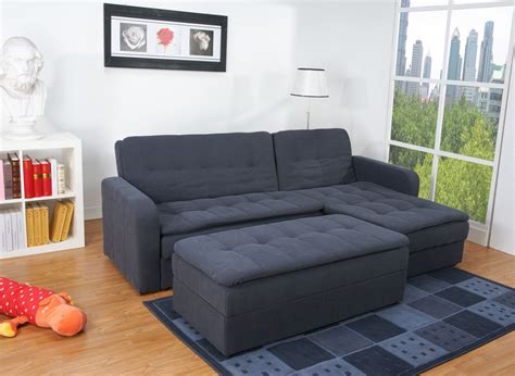 Sectional With Ottoman Bed
